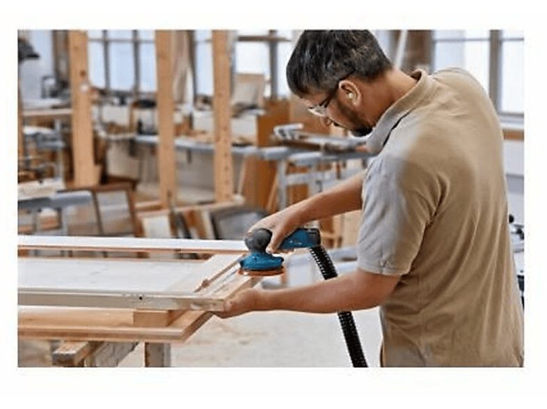 Lijadora  - GEX 12V-125 Professional BOSCH, Azul/Negro — foto 3