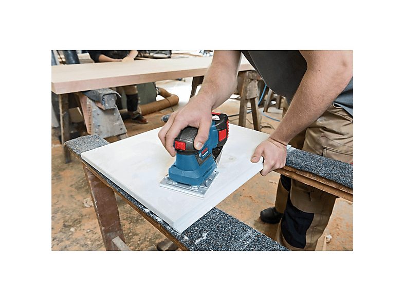 Lijadora  - GSS 18V-10 Professional BOSCH, Negro, Azul, Rojo — foto 5