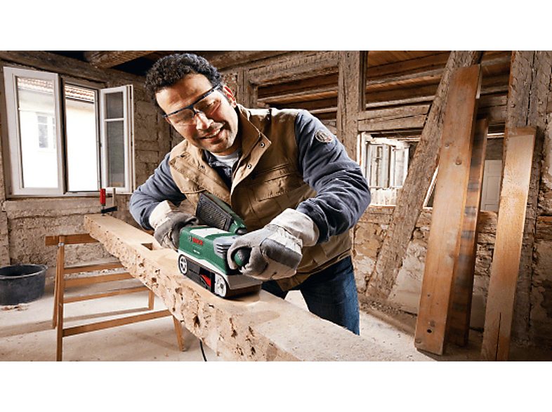 Lijadora  - PBS 75 AE Set BOSCH, Verde, Gris — foto 3