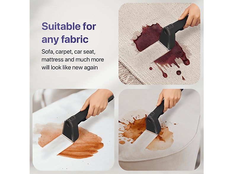 Limpiador de tapicerías - LUMAN A2, 1200 W, Potencia de succión 15 kPa, Depósito 1800 ml, Verde — foto 3