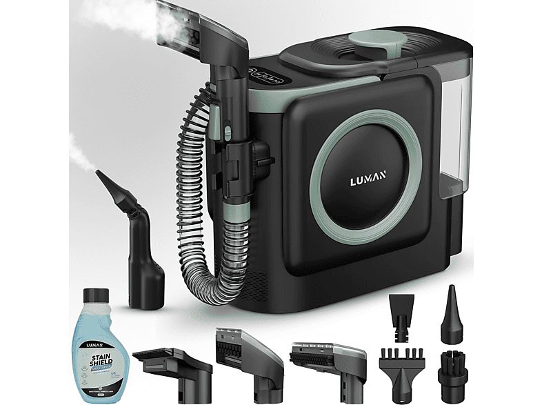 LUMAN Limpiador de tapicerías - LUMAN A3 Pro, 1800 W, Potencia de succión 1800 W, Depósito 1800 ml, Verde