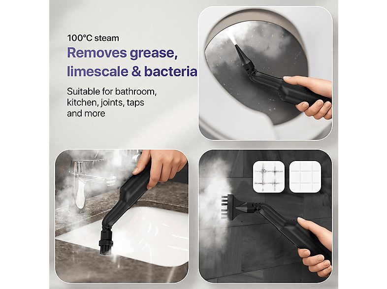 Limpiador de tapicerías - LUMAN A3 Pro, 1800 W, Potencia de succión 1800 W, Depósito 1800 ml, Verde — foto 9