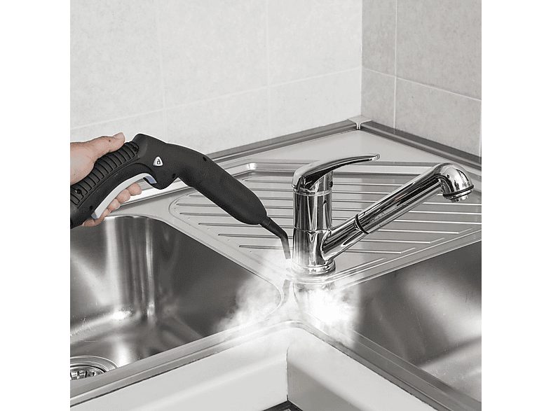 Limpiador de vapor - ARIETE 4145, 1500 W, 1,2 l, 5 barbar, Blanco — foto 5