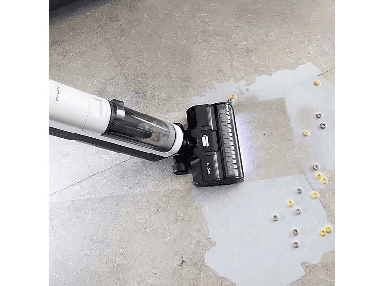 Limpiador de vapor - Polti RollySteam WD30C Cordless, 450 W, 3 en 1: aspira, lava y desinfecta con vapor, 35 min autonomía, Autolimpieza, Pantalla LED — foto 5