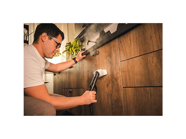 Limpiador de vapor - POLTI Vaporetto Pro 8X Eco Plus, 1900 W, 1 ml, 5 barbar, White — foto 4