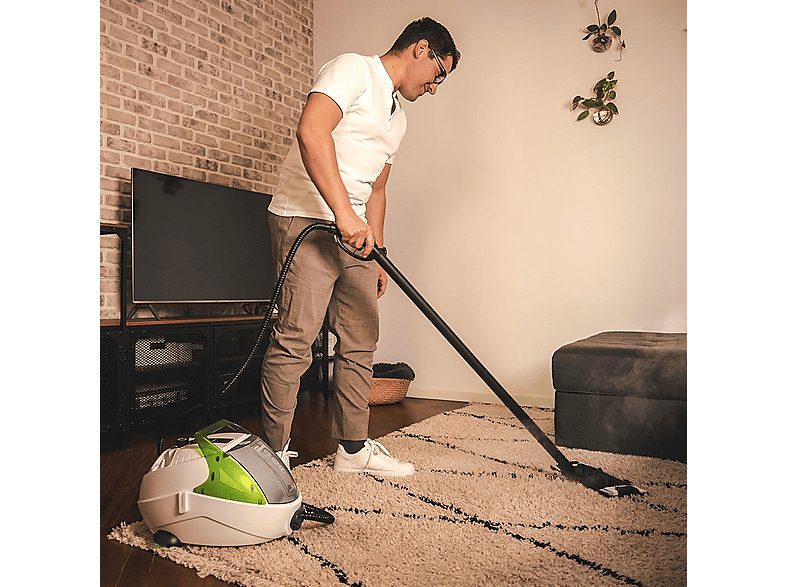 Limpiador de vapor - POLTI Vaporetto Pro 8X Eco Plus, 1900 W, 1 ml, 5 barbar, White — foto 6