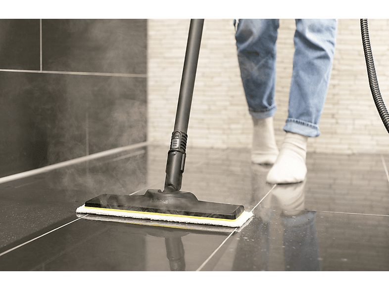 Limpiador vapor suelos - KARCHER 1.512-630.0, 2000 W, 0,8 l, 3,5 barbar, 100 m²m², Blanco — foto 6