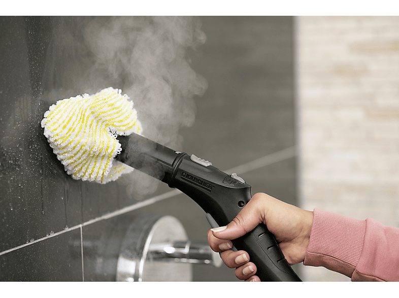 Limpiador vapor suelos - KARCHER 1.512-630.0, 2000 W, 0,8 l, 3,5 barbar, 100 m²m², Blanco — foto 8