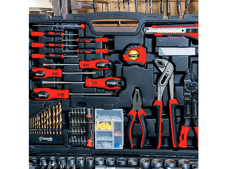 Maletín de herramientas  - HH303 CASALS, Rojo — foto 5