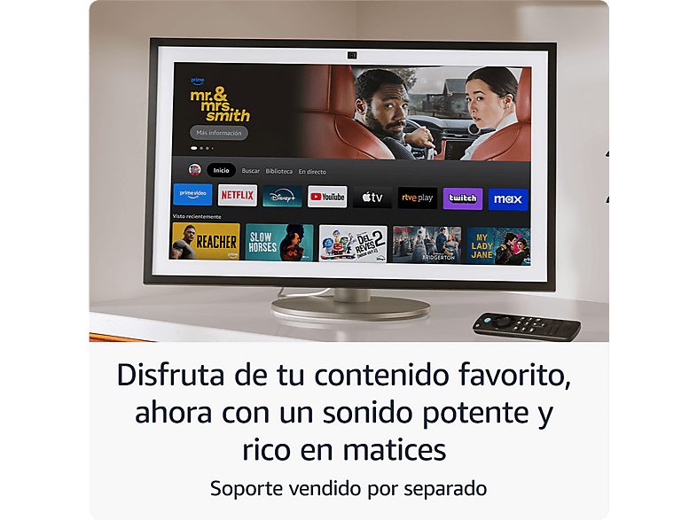 Pantalla inteligente con Alexa - Amazon Echo Show 15, Full HD de 15.6", con Alexa, Fire TV integrado y mando por voz Alexa, Negro — foto 3