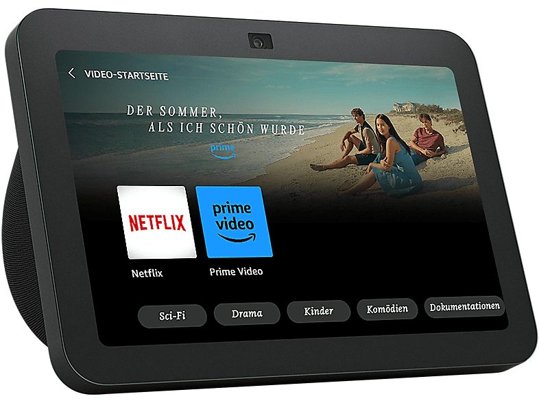 Pantalla inteligente con Alexa - AMAZON ECHO SHOW 8 (3N GEN) BLACK, Bluetooth, Amazon Alexa, zwart