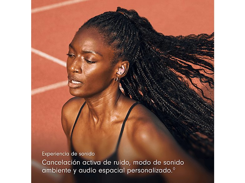 PowerBeats Fit (2025), Auriculares deportivos inalámbricos, True Wireless con aletas Secure-Fit, Apple, Android, Rosa — foto 5
