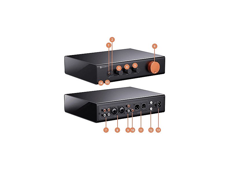 Preamplificador HiFi  - ZP3 FOSI AUDIO, Negro — foto 3