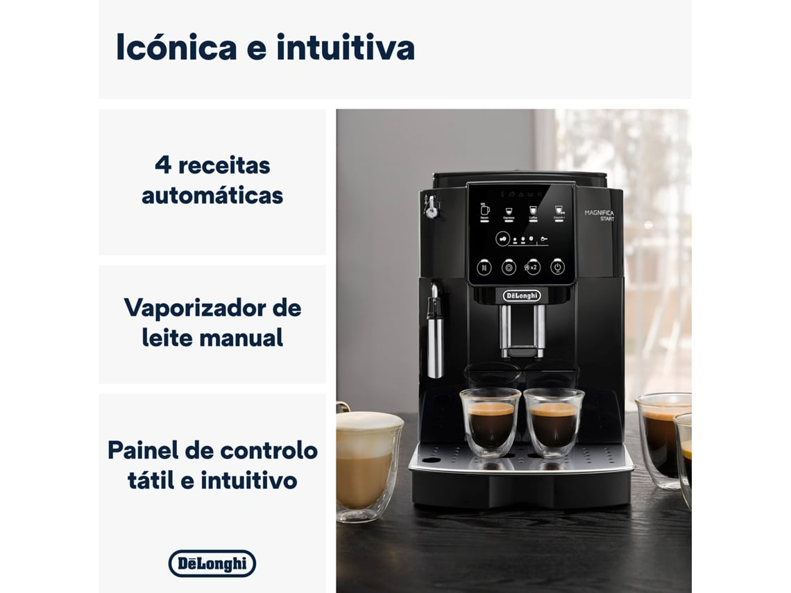 Cafetera Expreso Automático DELONGHI ECAM220.21.B Magnifica start (15 bar - 13 Niveles de Molienda) — foto 2