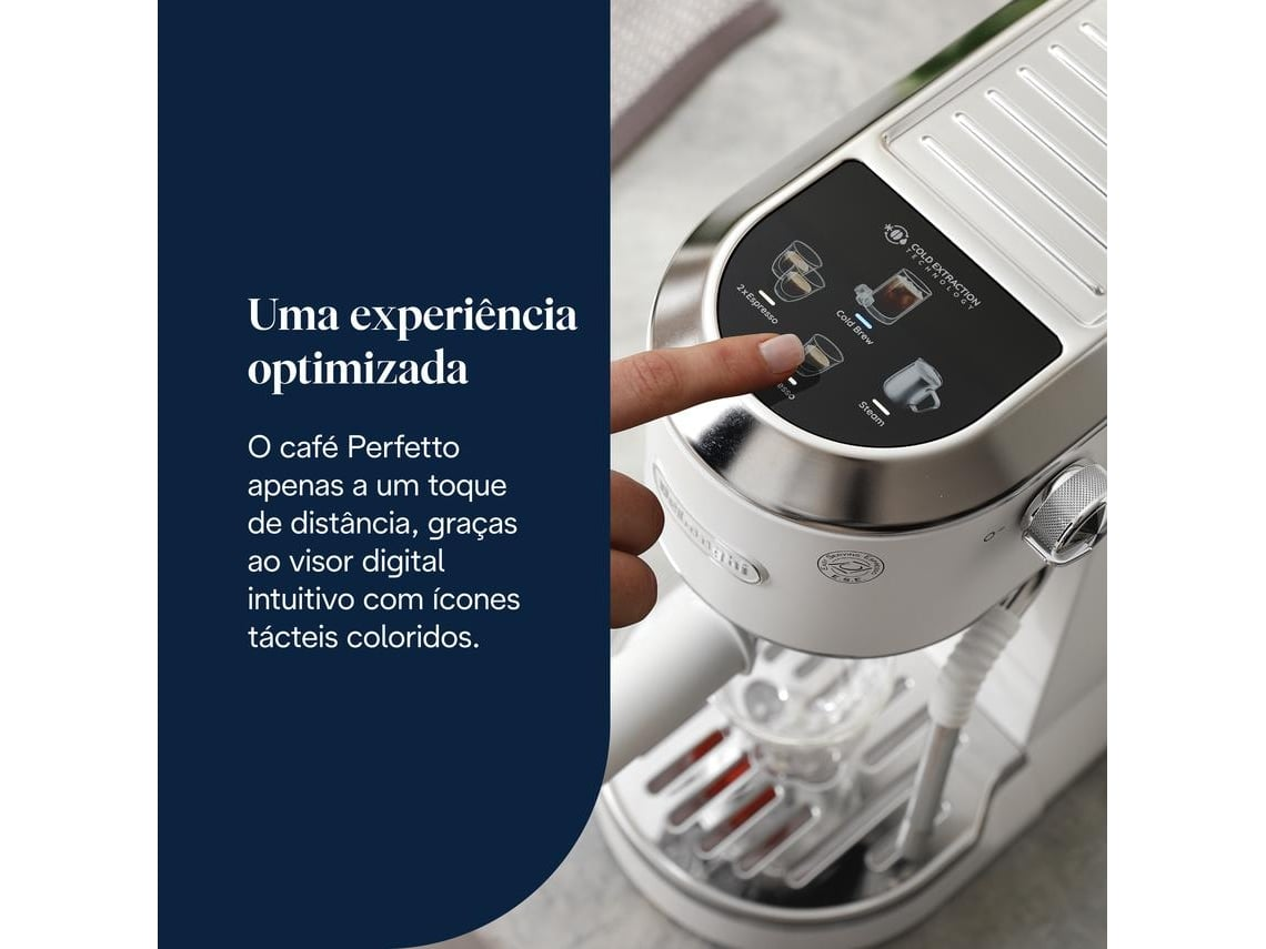 Máquina de Café EXPRESSO DELONGHI DEDICA DUO EC890.WI — foto 3