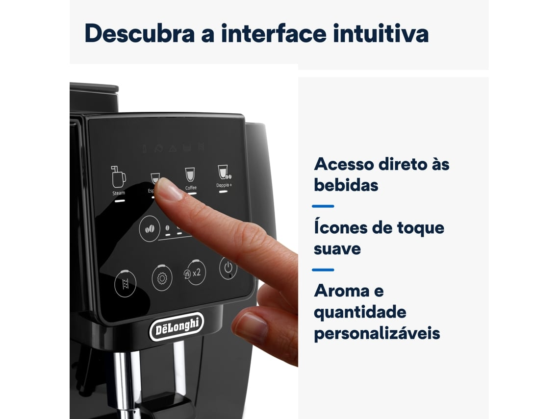 Cafetera Expreso Automático DELONGHI ECAM220.21.B Magnifica start (15 bar - 13 Niveles de Molienda) — foto 5