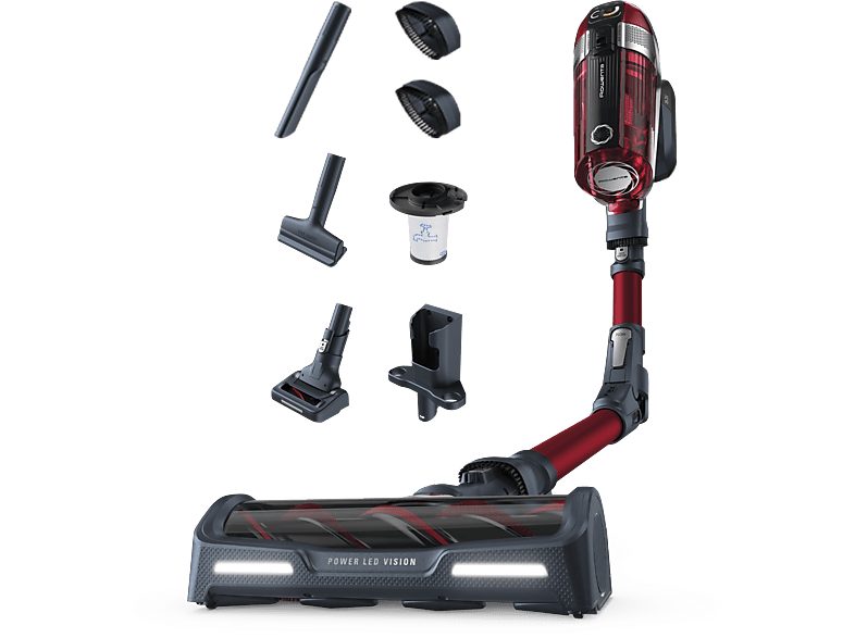 REACONDICIONADO Seminuevo Muy bueno Aspirador escoba - Rowenta RH9829WO X-Force Flex 11.50 Animal Care, 130 AW, 0.9 L, 45 min, Tecnología Ciclónica