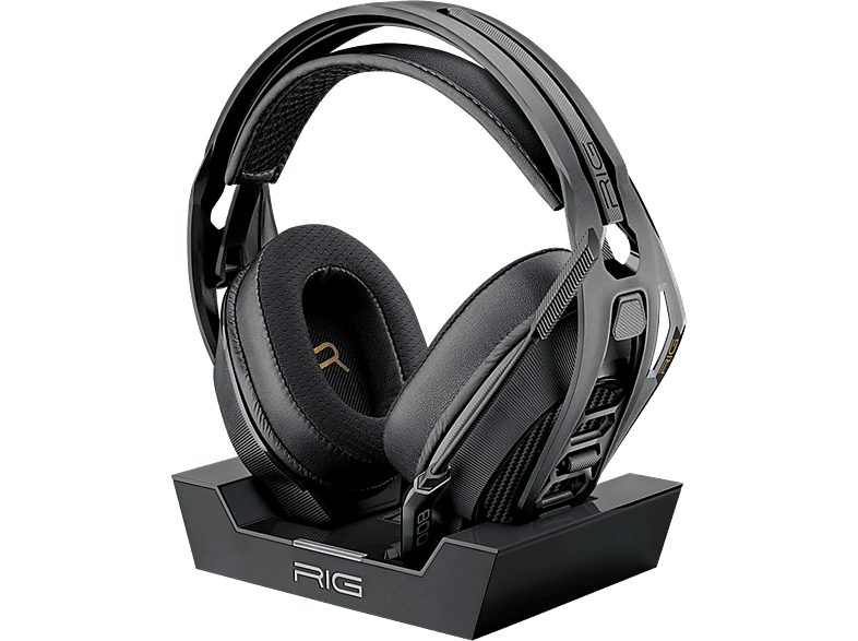 RIG REACONDICIONADO Seminuevo Muy bueno Auriculares gaming - Nacon Rig 800 Pro HD, Inalámbrico, 24h autonomía, Para PC, Cancelación de ruido, Negro