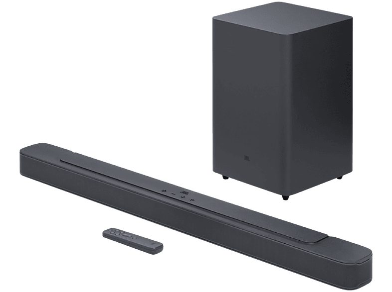 REACONDICIONADO Seminuevo Muy bueno Barra de sonido - JBL 2.1 Deep Bass (MK2), Bluetooth, Subwoofer Inalámbrico, 50 W, Negro