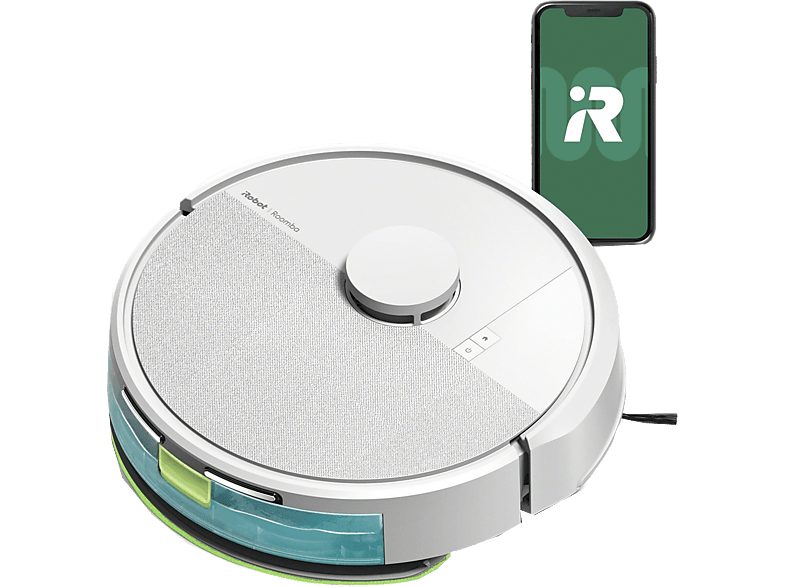 IROBOT ROOMBA REACONDICIONADO Seminuevo Muy bueno Robot friegasuelos - iRobot Roomba® 105 Combo Y311240, 12.8V, 200 ml, Autonomía 2h, Blanco