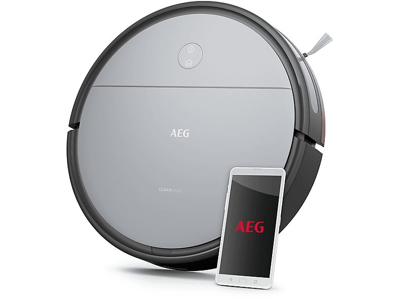 Robot aspirador - AEG AEGAR61UD1UG, 2600 W, Potencia de succión 315 W, Depósito 0,2 l, Autonomía 120 min, Gris — foto 3