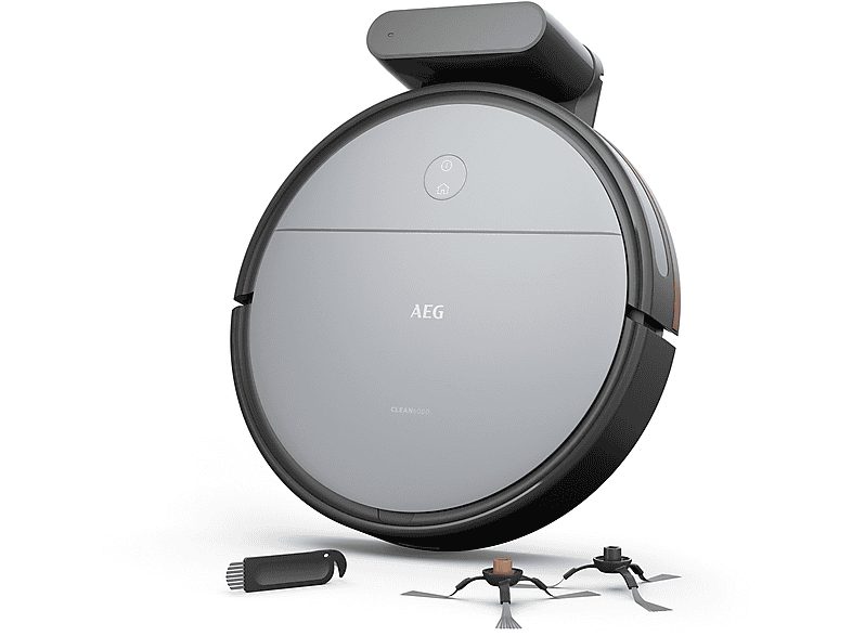 Robot aspirador - AEG AEGAR61UD1UG, 2600 W, Potencia de succión 315 W, Depósito 0,2 l, Autonomía 120 min, Gris — foto 4