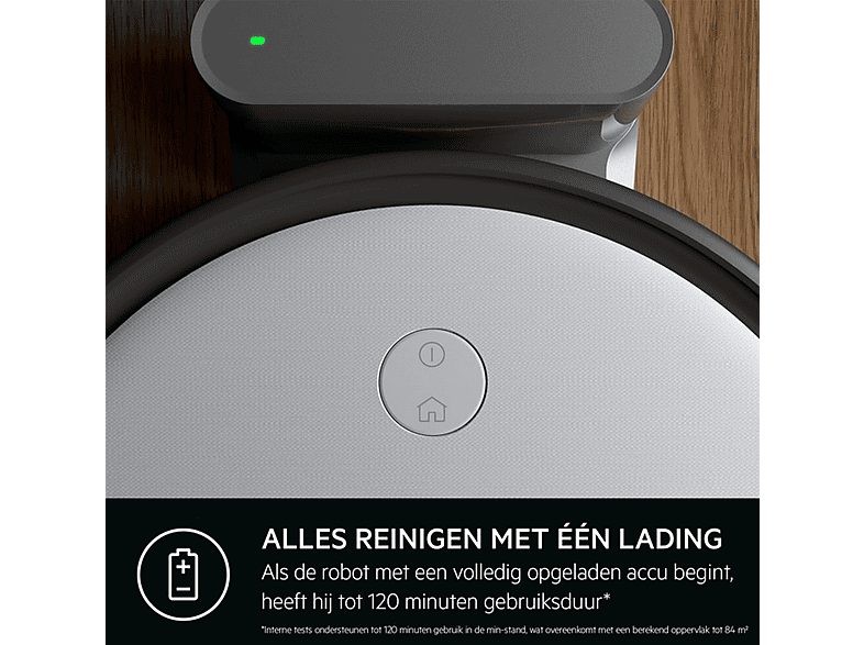Robot aspirador - AEG AEGAR61UD1UG, 2600 W, Potencia de succión 315 W, Depósito 0,2 l, Autonomía 120 min, Gris — foto 8