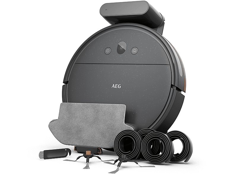 Robot aspirador - AEG AR61UW1DG, 14,4 V, Depósito 0,2 l, Autonomía 90 min, Gris Oscuro — foto 9