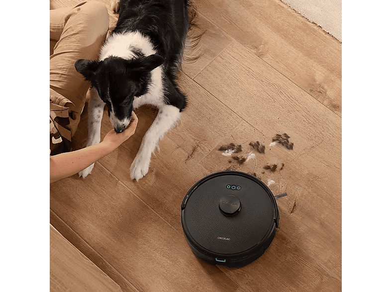 Robot aspirador - CECOTEC A01_EU01_114518, 35 W, Potencia de succión 20 kPa, Depósito 400 ml, Autonomía 180 min, Negro — foto 4