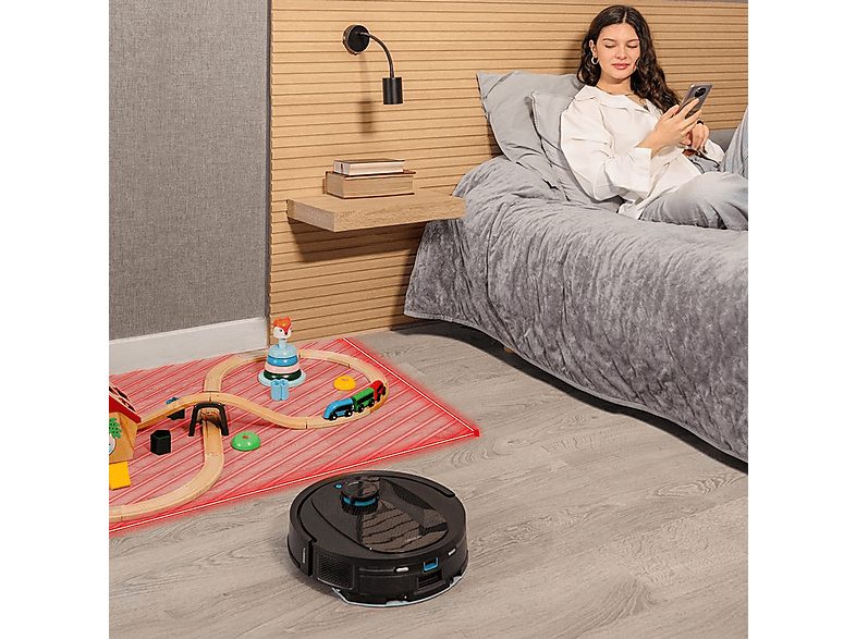 Robot Aspirador - CECOTEC Conga 7690 Immortal Max, 45 W, Potencia de succión 5000 kPa, Depósito 500 ml, Autonomía 120 min, Multicolor — foto 9