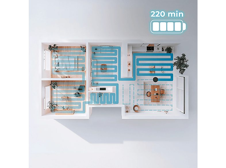 Robot aspirador - CECOTEC Conga 7690 Immortal Max Home M, 680 W, Potencia de succión 5000 kPa, Depósito 2,5 l, Autonomía 220 min, Negro — foto 7