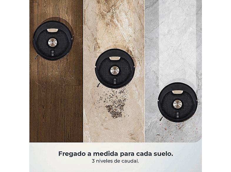 Robot aspirador - Cecotec Conga Y100 Spin AI, 20000 Pa, 220 m², Navegación láser, Autovaciado, Especial mascotas, Negro — foto 11