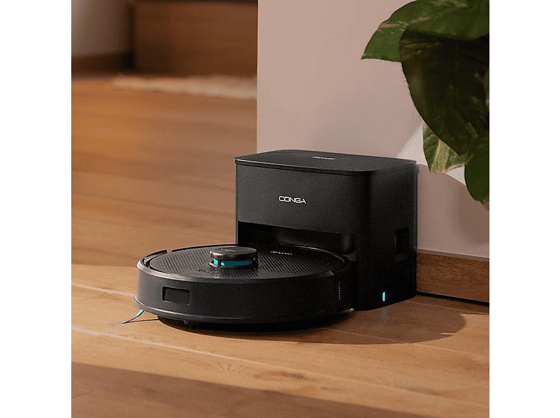 Robot aspirador - CECOTEC Conga Y70, 20 W, Potencia de succión 20000 kPa, Depósito 3 l, Autonomía 250 min, Negro — foto 6