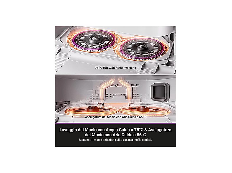 Robot Aspirador - EUREKA J15 ULTRA, 65 W, Potencia de succión 19000 kPa, Depósito 3 l, Autonomía 150 Min., White — foto 4