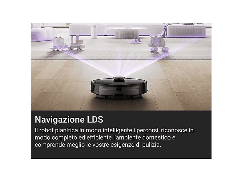 Robot Aspirador - EUREKA N6 PLUS, 50 W, Depósito 1 l, Autonomía 84 min, Black — foto 2