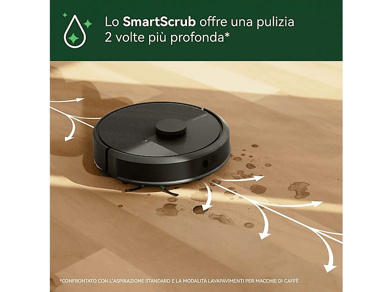 Robot aspirador - IROBOT 105 Combo, 120 W, Potencia de succión 7 kPa, Depósito 400 ml, Autonomía 120 min, Negro — foto 5