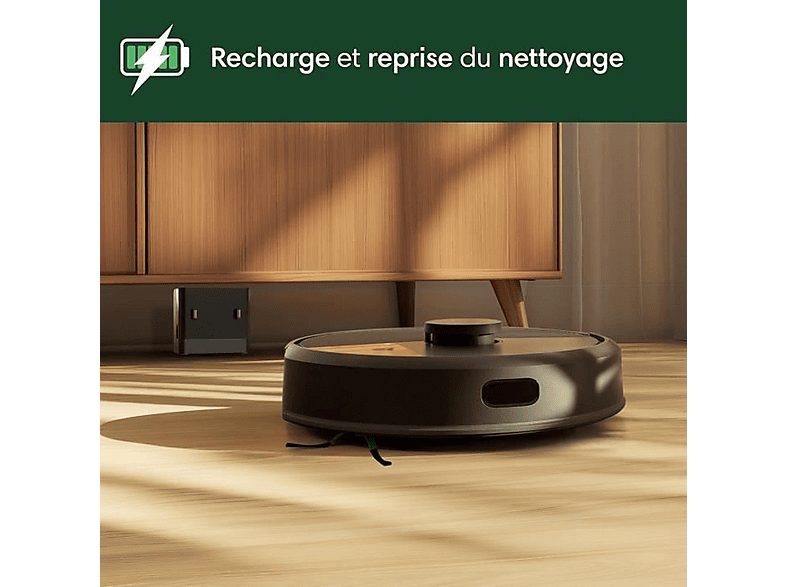 Robot aspirador - IROBOT 105 Combo, 120 W, Potencia de succión 7 kPa, Depósito 400 ml, Autonomía 120 min, Negro — foto 7