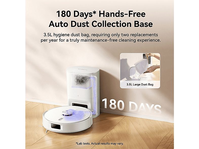 Robot aspirador - NARWAL Freo S, 45 W, Potencia de succión 8 kPa, Depósito 250 ml, Autonomía 210 min, Blanco — foto 3