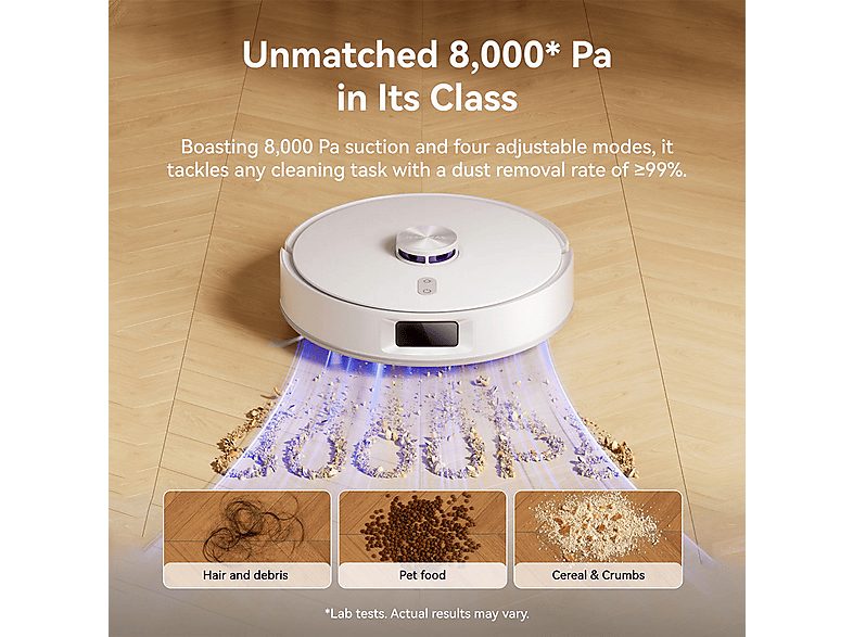 Robot aspirador - NARWAL Freo S, 45 W, Potencia de succión 8 kPa, Depósito 250 ml, Autonomía 210 min, Blanco — foto 4