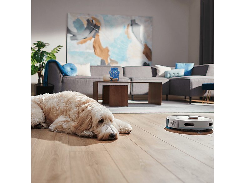 Robot aspirador - PHILIPS 2000 series XU2000/20, 14,4 V, Potencia de succión 2700 kPa, Depósito 0,38 l, Autonomía 130 min, Blanco — foto 3