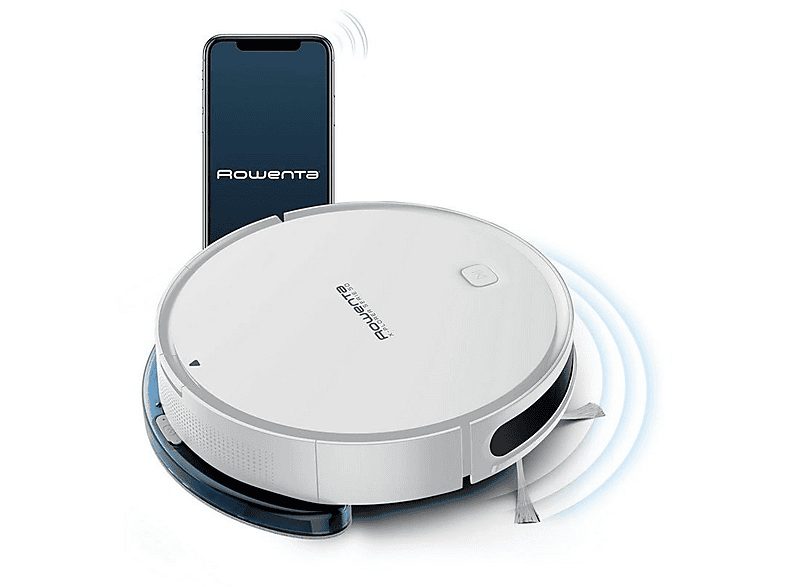 Robot aspirador - ROWENTA RR7347WH, Depósito 0,4 l, Autonomía 120 min, Negro — foto 4