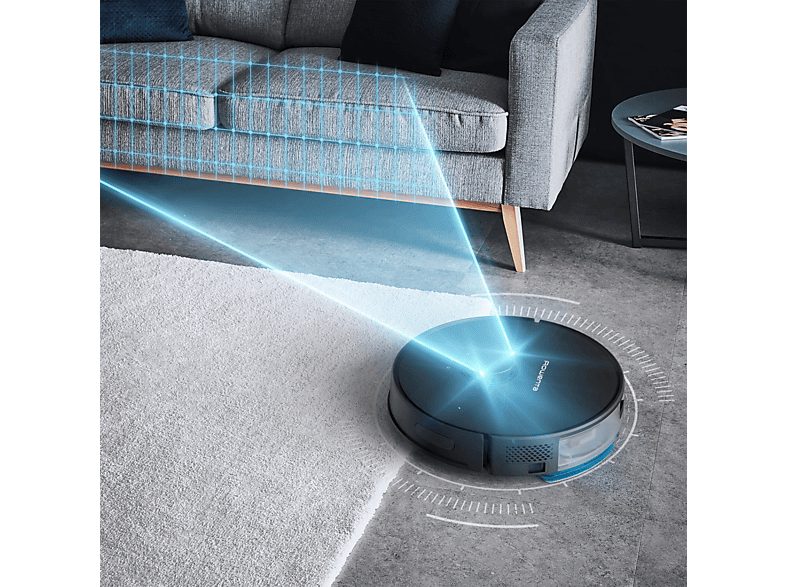 Robot aspirador - ROWENTA RR8575WH, 8575 W, Potencia de succión 2,7 kPa, Depósito 4,1 l, Autonomía 120 min, Negro — foto 8