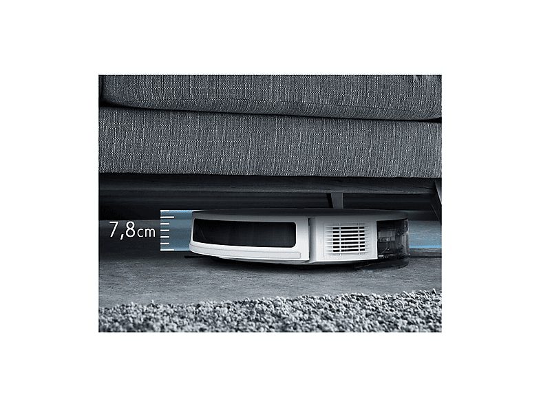 Robot aspirador - ROWENTA X-Plorer  Series 70 RR8477, 1 kW, Potencia de succión 2,3 kPa, Depósito 0,4 l, Autonomía 120 min, Branco — foto 3