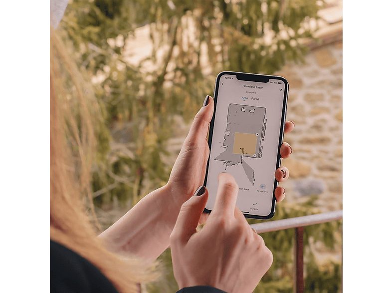 Robot aspirador - TAURUS HOMELAND LASER 94889, 14,8 V, Potencia de succión 2300 kPa, Depósito 450 ml, Autonomía 120 min, Inox — foto 4