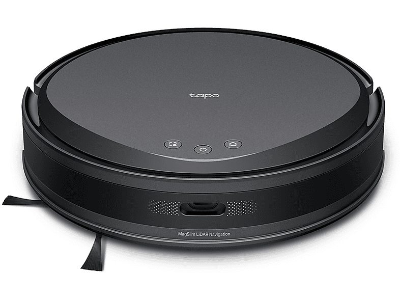Robot aspirador - TP-LINK Tapo RV20 Max, 1 kW, Potencia de succión 5300 kPa, Depósito 1 l, Autonomía 1min, Negro