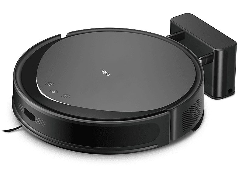 Robot aspirador - TP-LINK Tapo RV20 Max, 1 kW, Potencia de succión 5300 kPa, Depósito 1 l, Autonomía 1min, Negro — foto 2