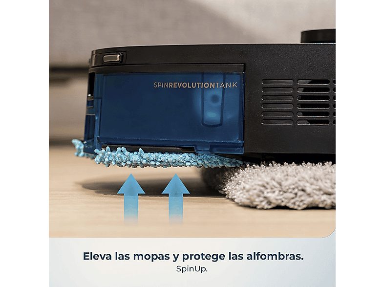 Robot friegasuelos - Cecotec Conga M100 Spin AI, Navegación inteligente IA, Programable, Negro — foto 5