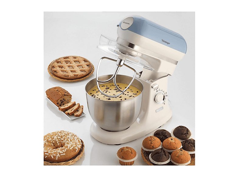 Robot Repostería - ARIETE 1588 AZUL, 1200 W, 5,5 l, Azul — foto 2
