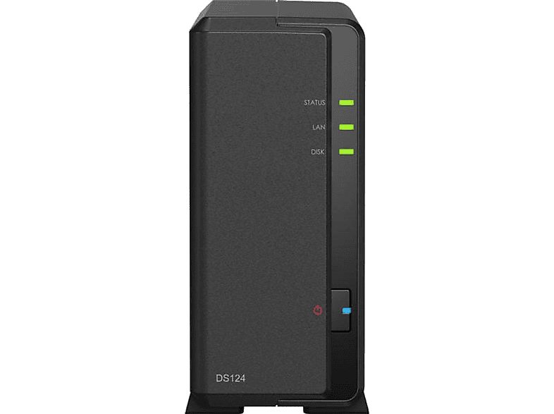 Servidor NAS  - DS124 SYNOLOGY, HDD, 108 TB (máx.), 1000 Mbps Negro — foto 2