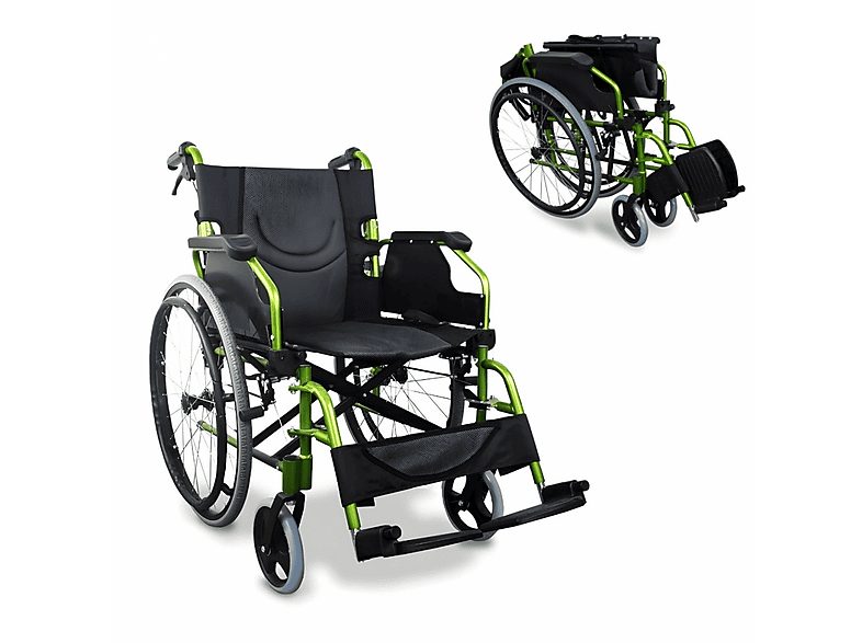 MOBICLINIC Silla de ruedas - MOBICLINIC Bolonia, Verde